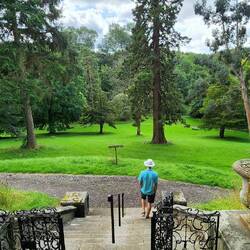Entering the lower loop of the Forest Garden