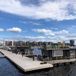 Hausboote in Jyväskylä