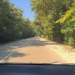 Anfahrt zum Campingplatz, natürlich mit guter Musik 😜🤘🏼