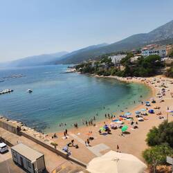 The beach at Cala Gonone