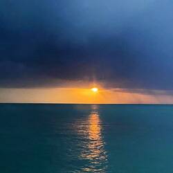 Sone mystische Sunneungergang ufem Weg uf Mexico City🇲🇽🌅