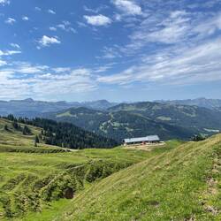 Ausblick von der Passhöhe