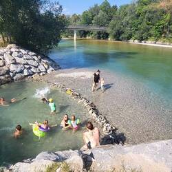 Bei Tölz. Die Isar. Besser als jedes Schwimmbad. Ich hatte leider keine Zeit
