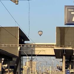 Patrick hat uns vom Bhf Wankdorf aus zugewunken ;-)