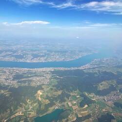 Zürichsee - wie eine Banane liegt er in dieser schönen Gegend
