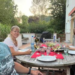 Essen mit Kim und Timon