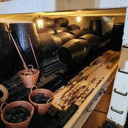 Lowest deck. Storage