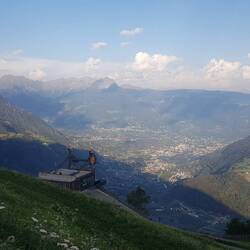 Tolle Aussicht vom Gasthof Giggelberg