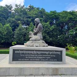 Ein trauriges Stück Geschichte an den Killing Fields