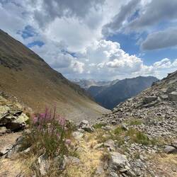 Blick vom Passo di Larousa Richtung Vallone di San Bernolfo
