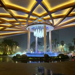 Starkregen in Las Vegas.