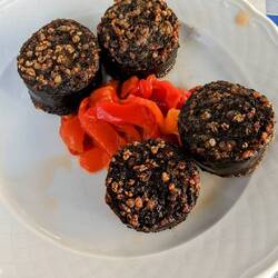 Black pudding a la Burgos. A local speciality. Really nice.