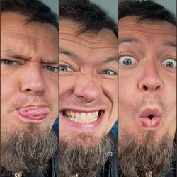 Quatschselfies beim ruhigeren Teil des Weges. 😅