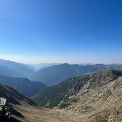 Blick vom Passo del Bue nach Süden