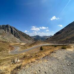 Blick vom Col del la Lombarde nach Süden