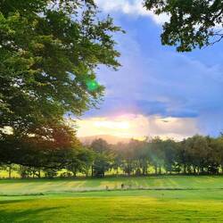 Stunning end to the day