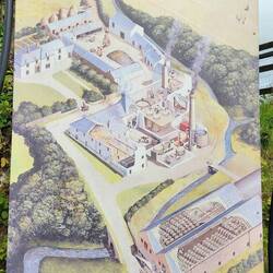 Depiction of what it looked like originally