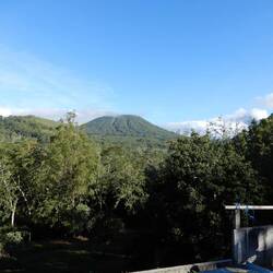 Gunong Inerie as viewed from Hotel Silverin.