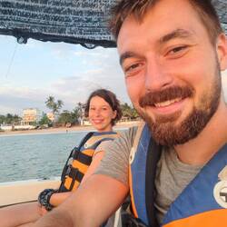 Mit dem Sonnenaufgang gings los auf Walsuche