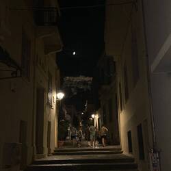 Acrópolis desde calle Ermou