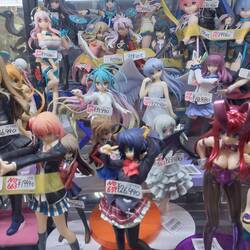 Akihabara district with manga and anime shops