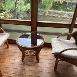 Balconies are a traditional component of Ryokan houses