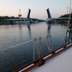 Klappbrücke am Falsterbo-Kanal