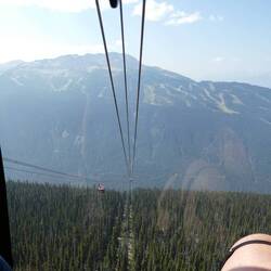 Fahrt mit der Peak 2 Peak-Gondel