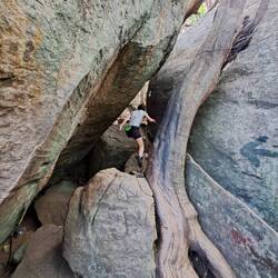 Kletterpartie hoch zum Pidurangala-Felsen