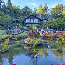 Dir Parkanlage war wunderschön und sehr gepflegt