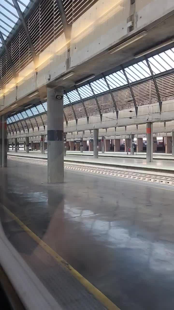 Leaving Sevilla Santa Justa Estacion headed for Granada
