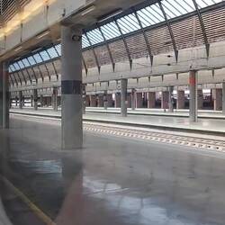 Leaving Sevilla Santa Justa Estacion headed for Granada