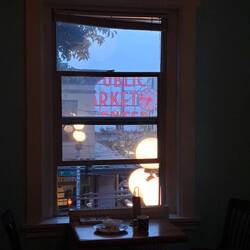 Blick aus dem Speiseraum