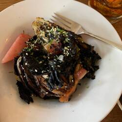 Chicories with watermelon