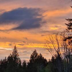 Toller Sonnenuntergang zur Ankunft
