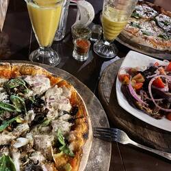 Vegane Pizza made my day😍