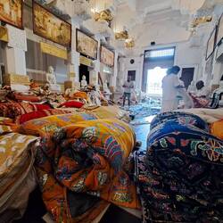 Kostüme der Elefanten im Zahntempel