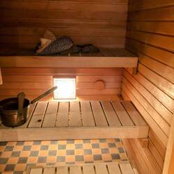 die Sauna wartet auf uns🔥