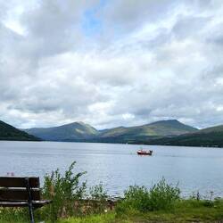 Loch Fyne near Inverary Argyll A83