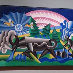 Fortunato Depero, L'aratura (1926)