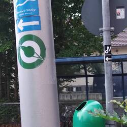 Ich wechsle vom Märchenland- auf den Kassel-Steig