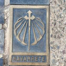 Navarette's camino markers