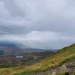 Here comes the rain...