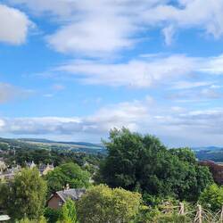 "Best view in Pitlochry", the guy walking past us said 👍
