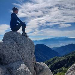 Enjoying the view for the last time today