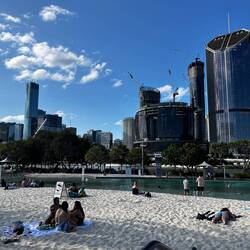 Haben heute eine kleine Stadttour mit Scotty und Marcus durch Brisbane gemacht