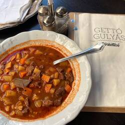 The best gulyash is in Ghetto Gulyash in jewish quarter