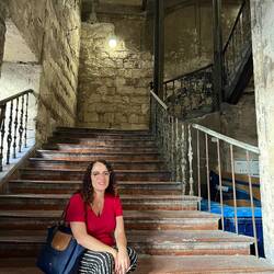 The inside of one of fhe former apartment houses in Jewish quarter