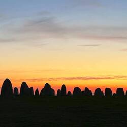 Ales Stenar am Abend