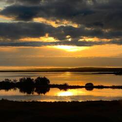 Abendstimmung am Mývatn
